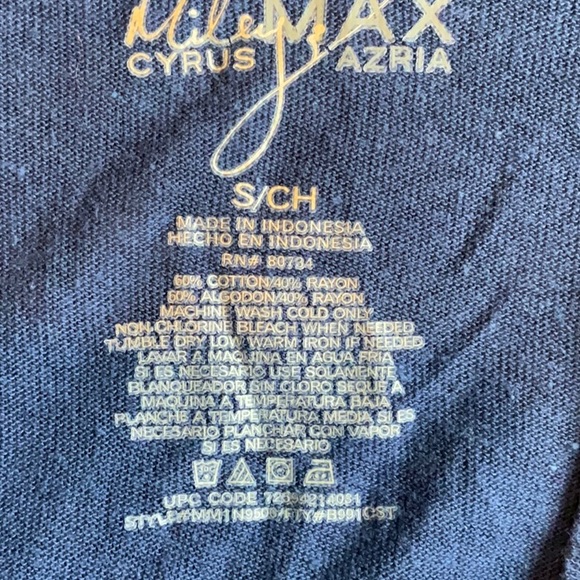 Miley Cyrus Max Azria Navy Blue Hooded Cardigan Size S, NWT - Picture 11 of 12